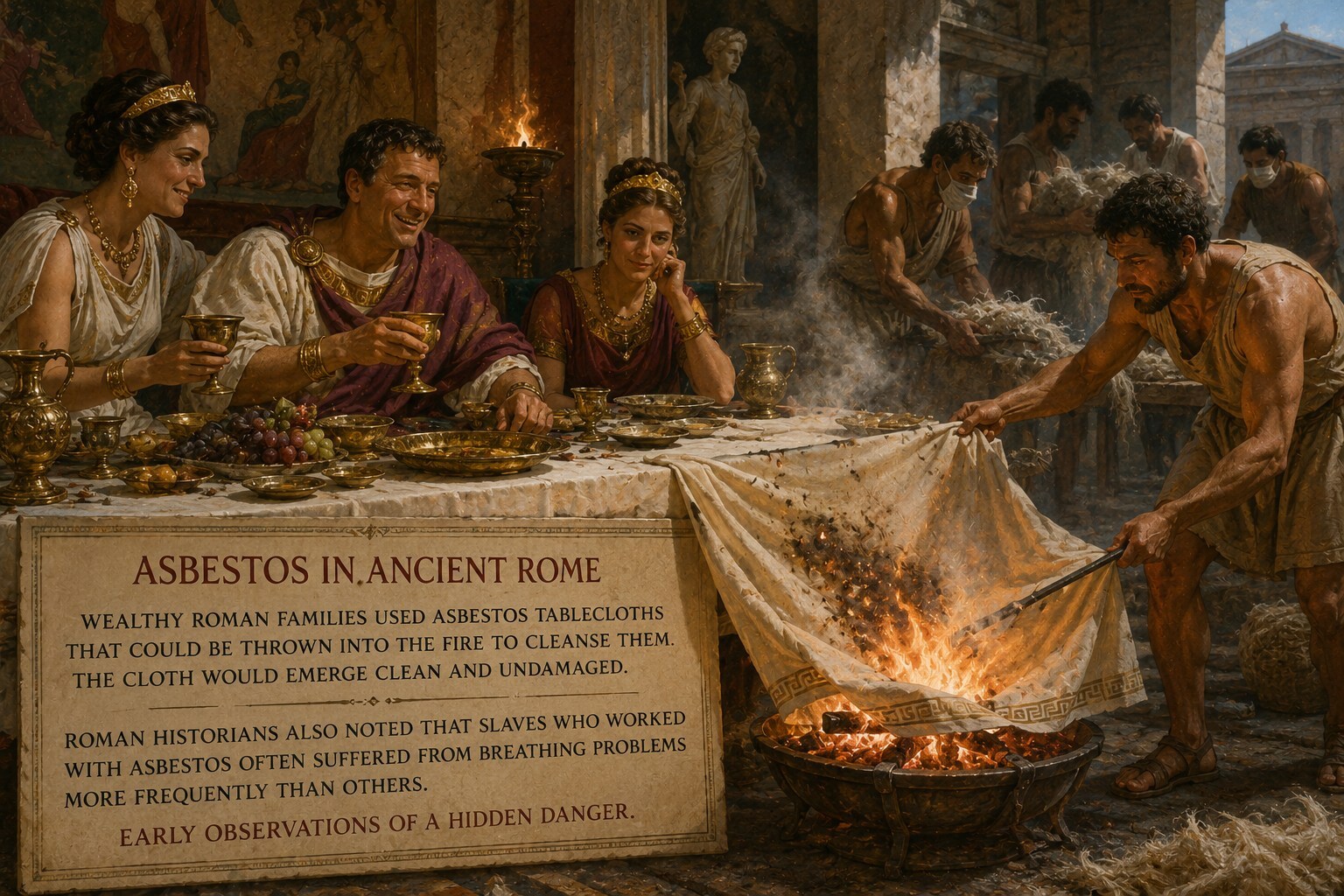 Asbestos in ancient rome